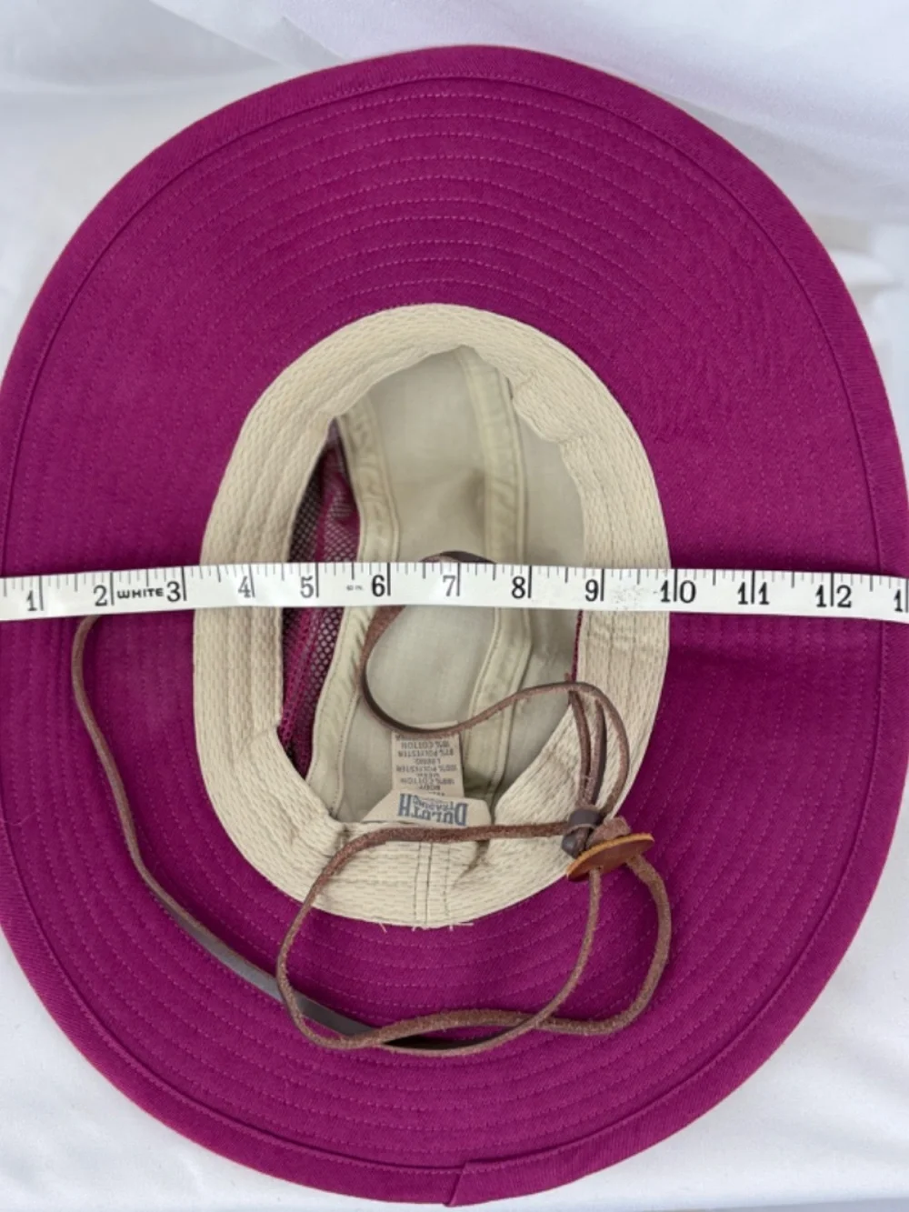Duluth Trading Co Safari Hat M Purple Bucket Sunhat Mesh Packable